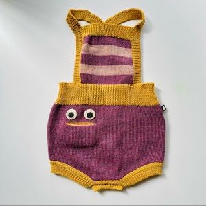Oeuf Blabbermouth Romper, NWOT, color Bright Mauve